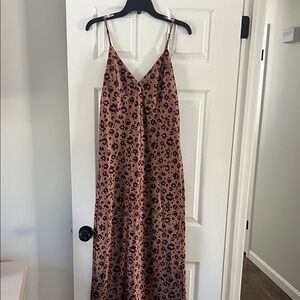 Leopard Print Slip Dress